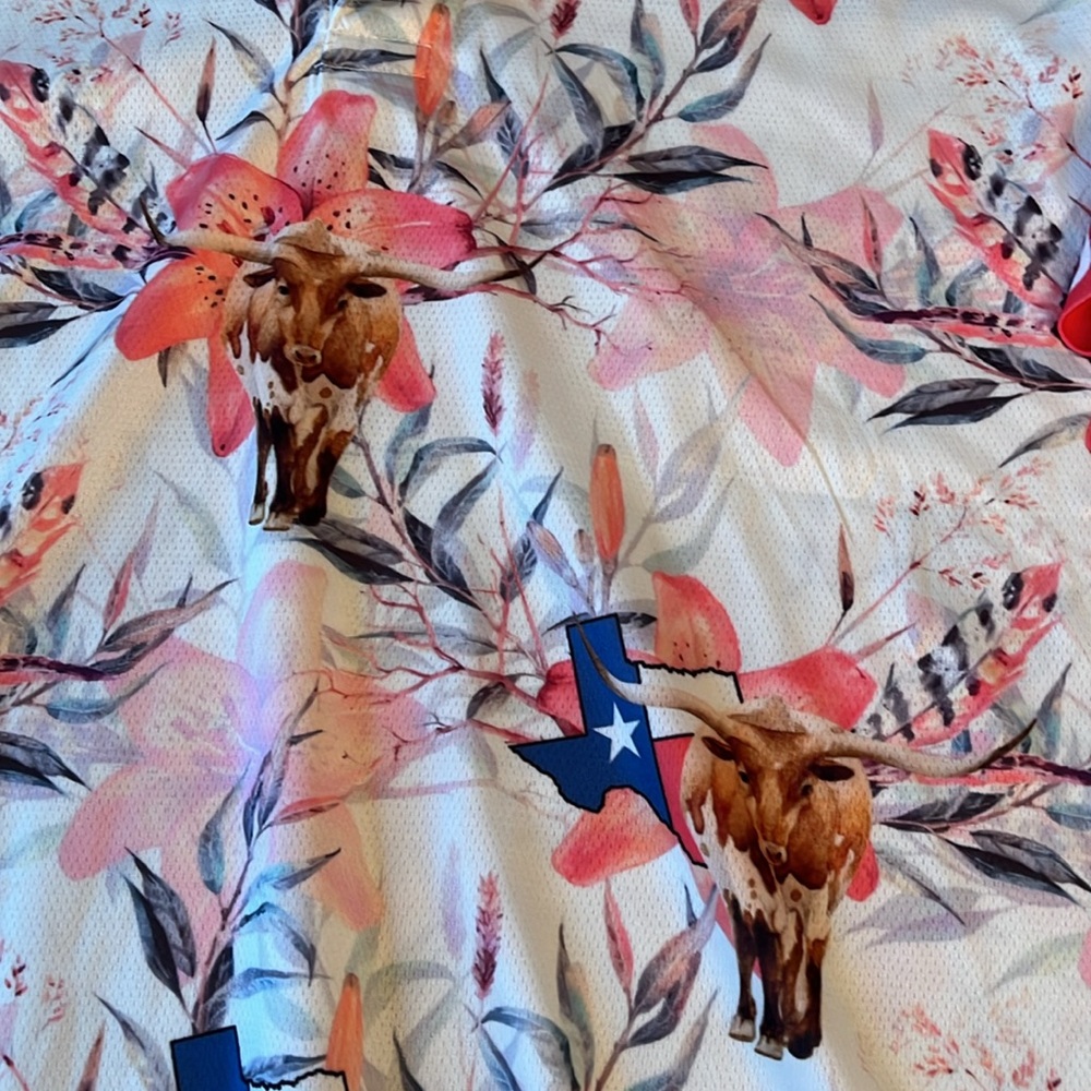 Mens large Texas polo. New. Don’t mess with Texas on sleeves - Picture 4 of 5